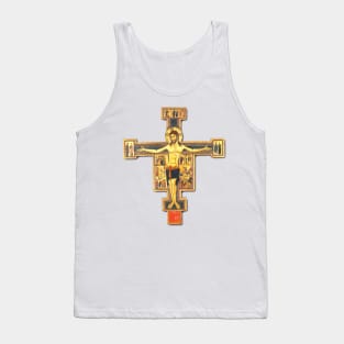 Cross of Saint Damian Byzantine icon from the 12th century Tank Top